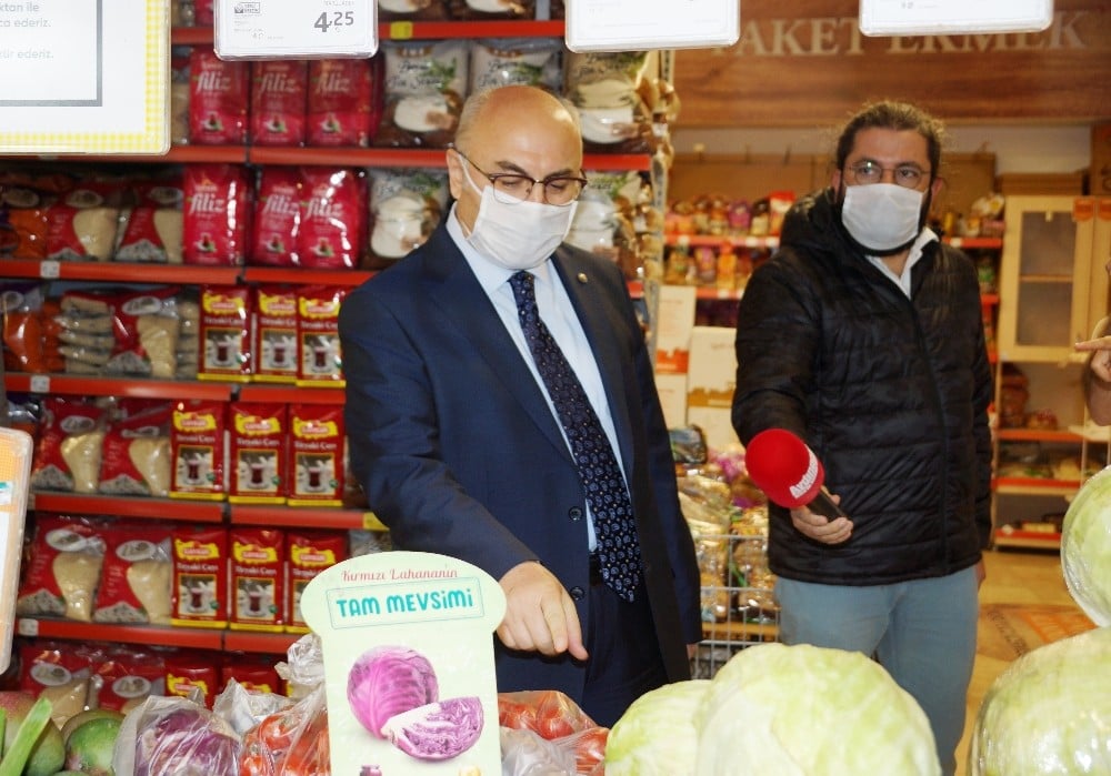 Vali Köşger, yasak öncesi işletmeleri denetledi 