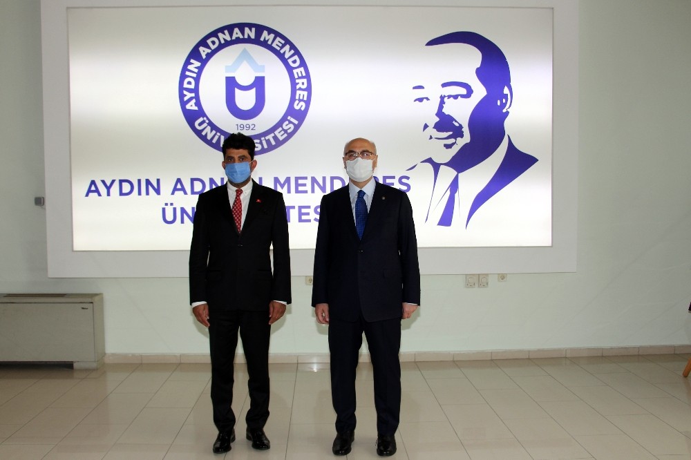 Vali Köşger’den ADÜ Rektörü Aldemir’e veda ziyaretinde bulundu 