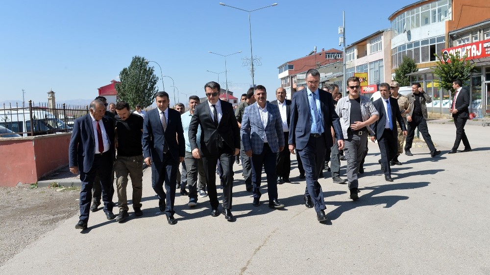 Vali Memiş güney ilçelerinde... 