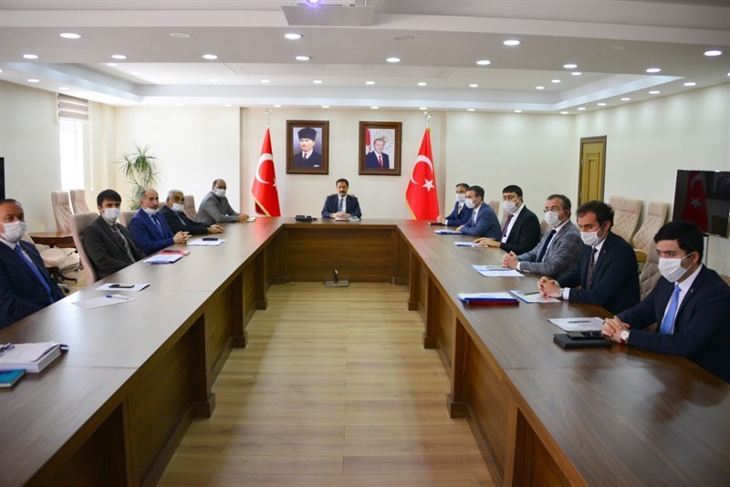 Vali Mustafa Masatlı Başkanlığında, Haziran ayı Kaymakamlar toplantısı yapıldı 
