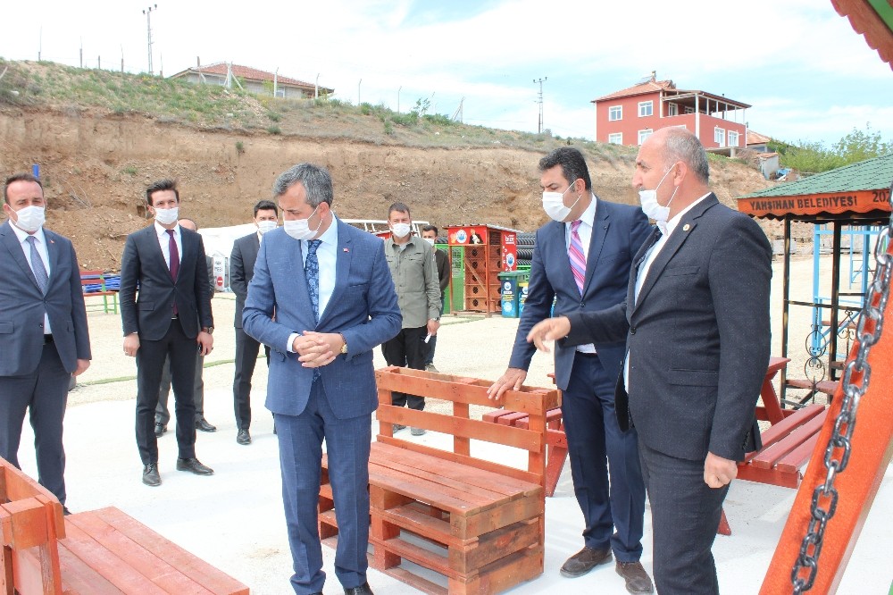 Vali Sezer, Yahşihan Belediyesi’nin çalışmalarını inceledi 