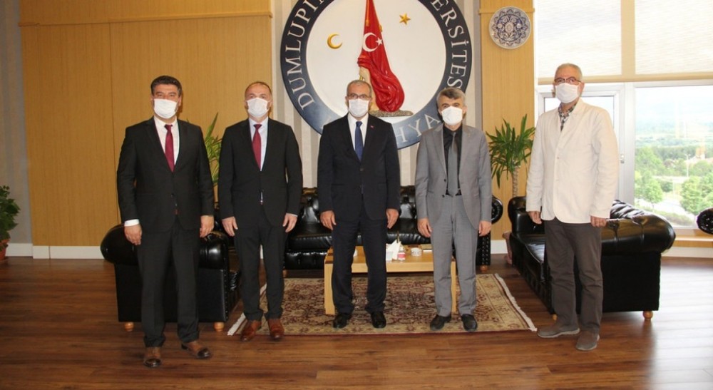 Vali Toraman’dan DPÜ’ye veda ziyareti 