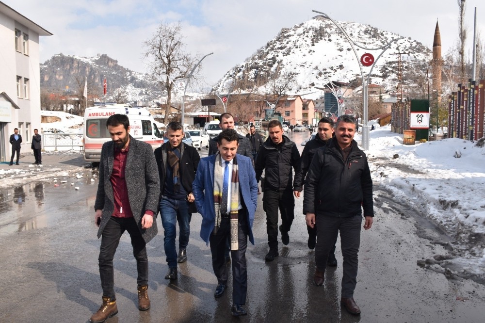 Vali Yardımcısı Duruk çığ bölgelerini denetledi 