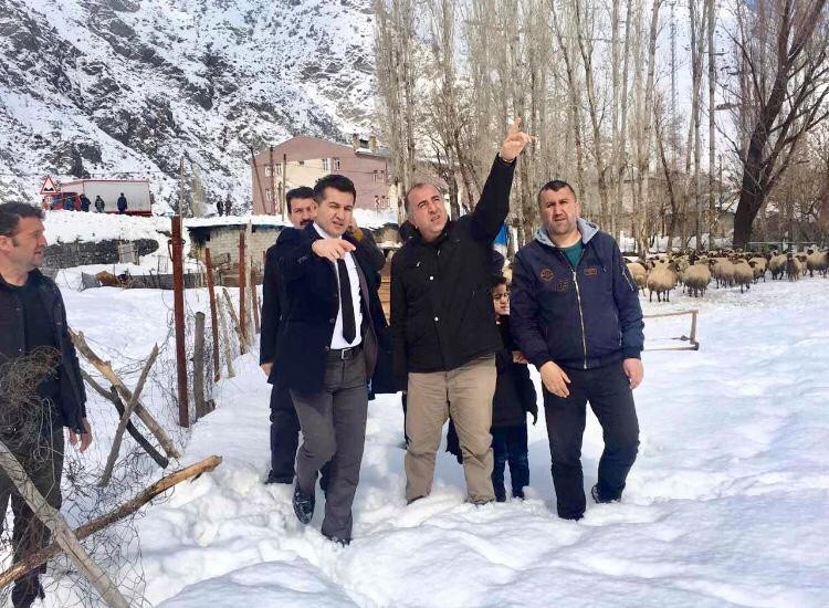 Vali Yardımcısı Duruk çığ bölgesinde 