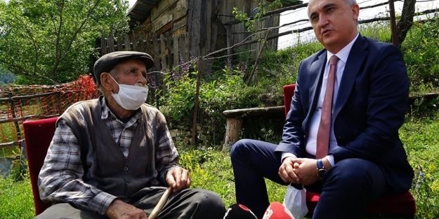 Valinin şehit ailesini ziyareti sırasında ilginç tesadüf ortaya çıktı