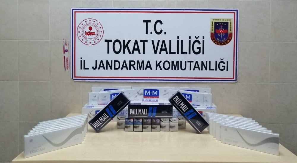 Valizden çıkan kaçak sigaraya 8 bin 400 lira ceza 