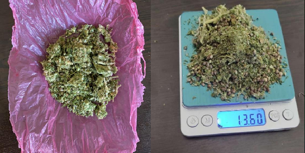 Valizden uyuşturucu çıktı