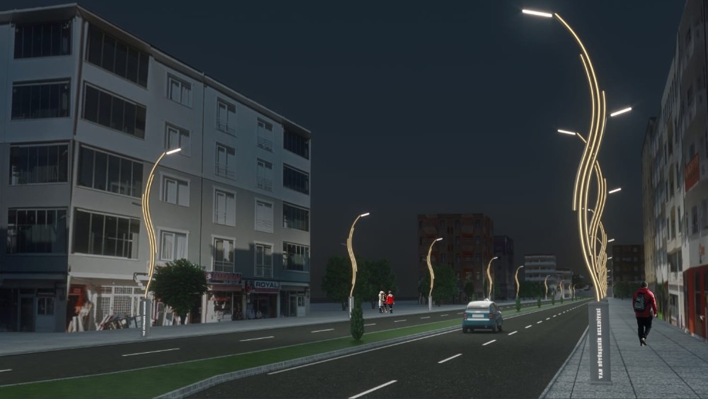 Van Büyükşehir Belediyesi Milli Egemenlik Caddesi’ni yeniliyor 