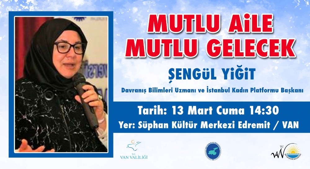 Van Büyükşehir Belediyesinden ‘Mutlu Aile Mutlu Gelecek’ semineri 