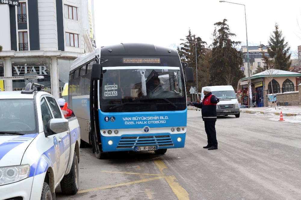 Van Büyükşehir Belediyesinden trafik denetimi 