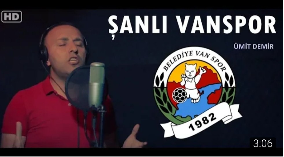 Van Büyükşehir Belediyespor için marş yazdı 