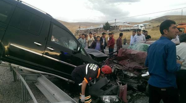 Van’da trafik kazası!