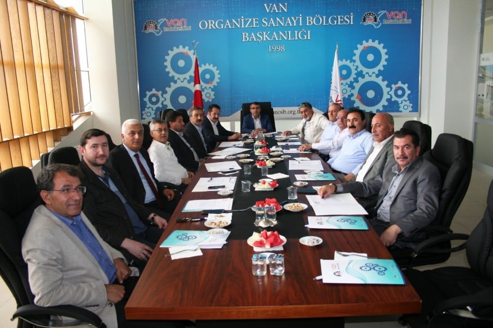 Van Ekonomi Konseyi bileşenlerinden aylık olağan toplantı 