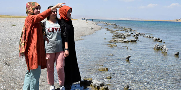'Van Gölü Canavarı' yeniden hortladı! 