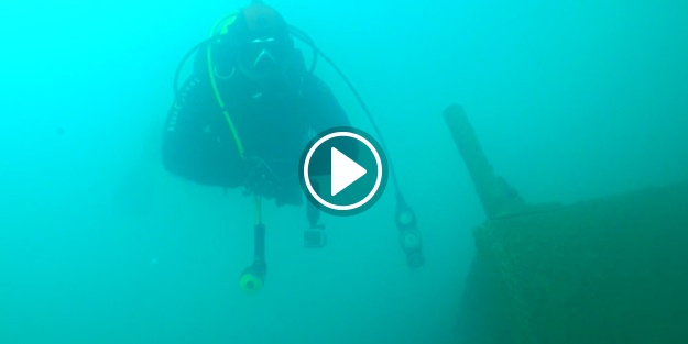 Van Gölü'nde 40 metre uzunluğunda batık gemi bulundu!