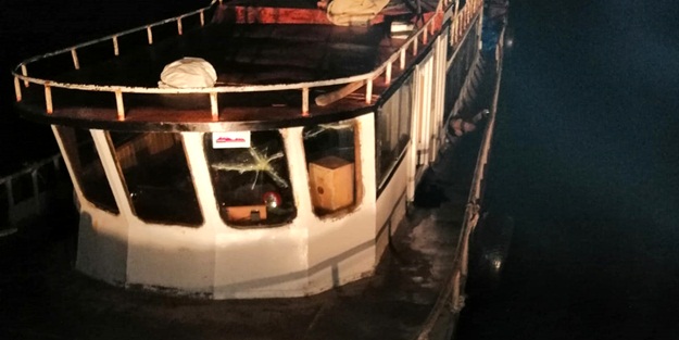 Van Gölü'nde yakalandılar