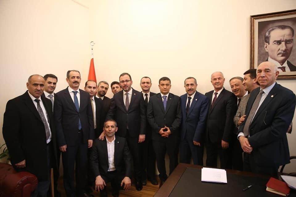 Van heyetinden Gençlik ve Spor Bakanı Kasapoğlu’na ziyaret 