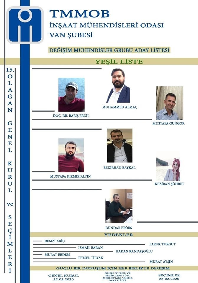 Van İMO’da seçim heyecanı 
