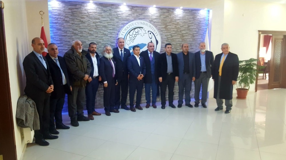 Van kültür ve dayanışma vakfı yönetiminin Erciş ziyareti 