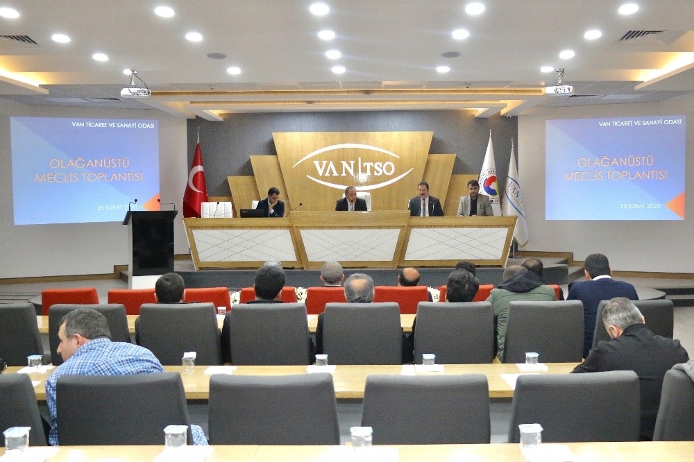 Van TSO depremzedeler ve koronavirüs için toplandı 