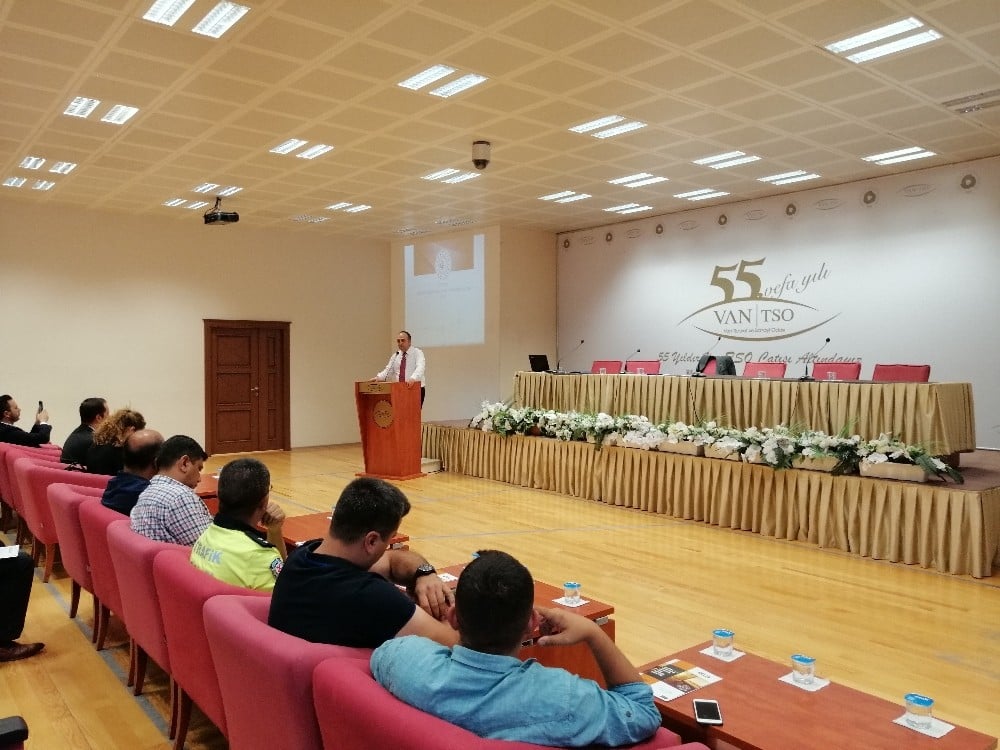 Van TSO’da ‘U-ETDS Programı’ anlatıldı 