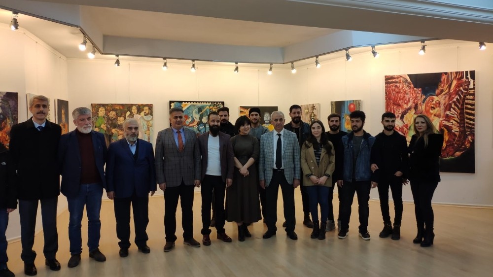 Van YYÜ’de resim sergisi 