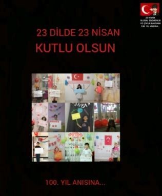 Van’da ‘23 dilde 23 Nisan’ mesajı 