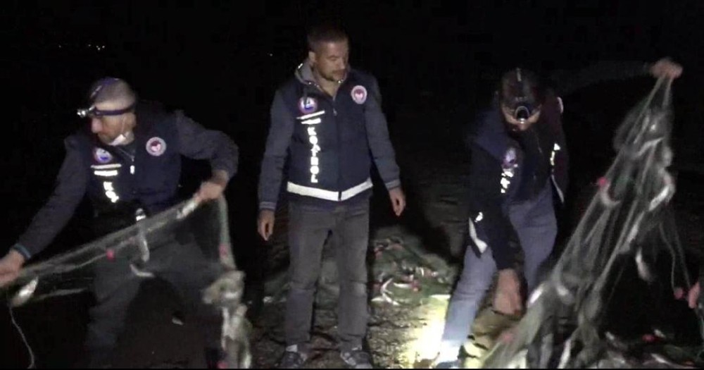 Van’da 2,5 ton kaçak avlanmış inci kefali ele geçirildi 