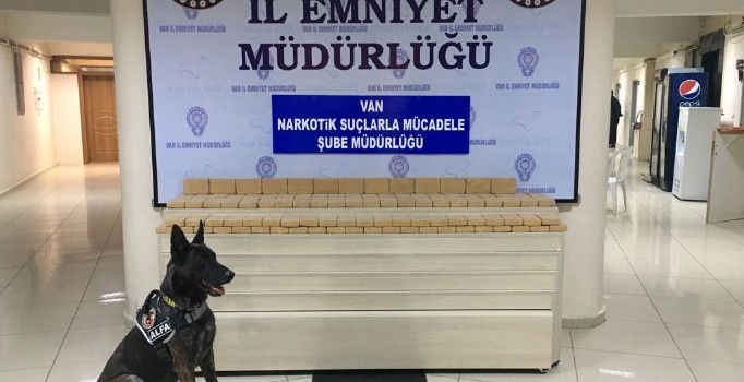 Van’da 51 kilo eroin ele geçirildi