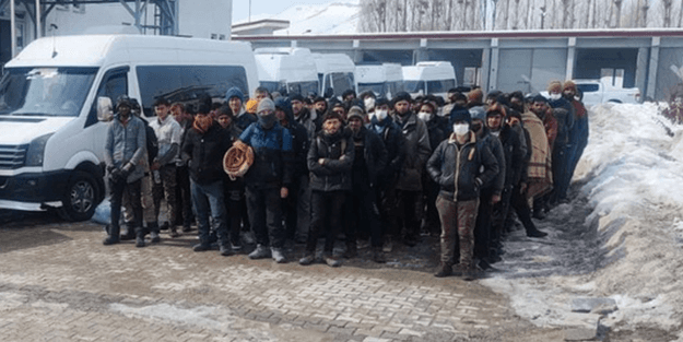 Van'da 78 düzensiz göçmen yakalandı