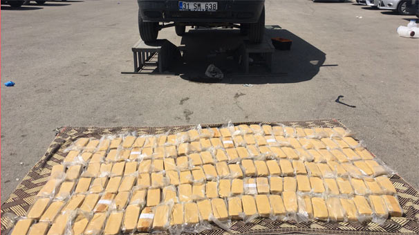 Van'da 78 kilo eroin ele geçirildi