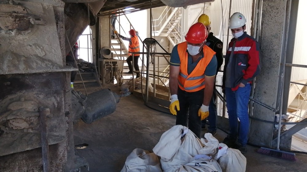 Van’da ele geçirilen 5,5 ton uyuşturucu imha ediliyor 