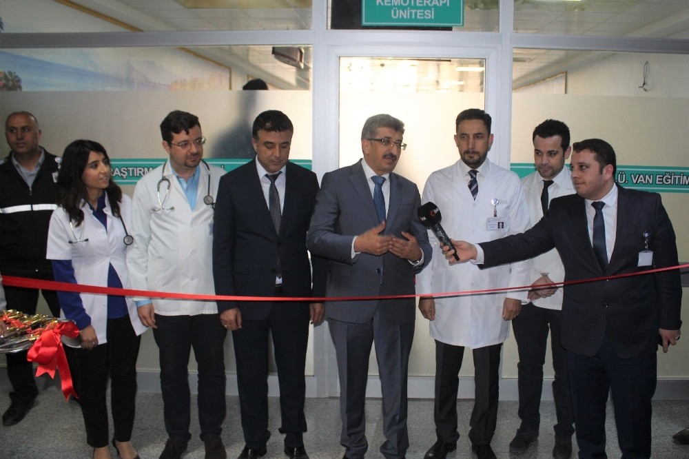 Van’da hastalar için kemoterapi ünitesi yeniden dizayn edildi 