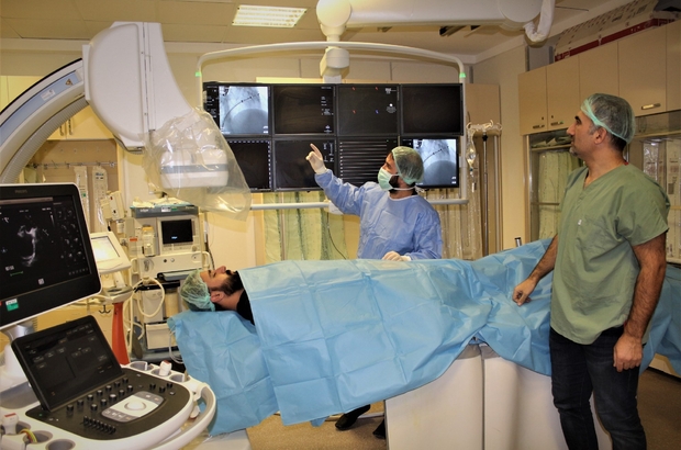 Van'da ilk kez bir hastaya 