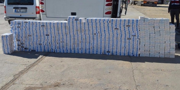 Van'da kaçak sigara operasyonu