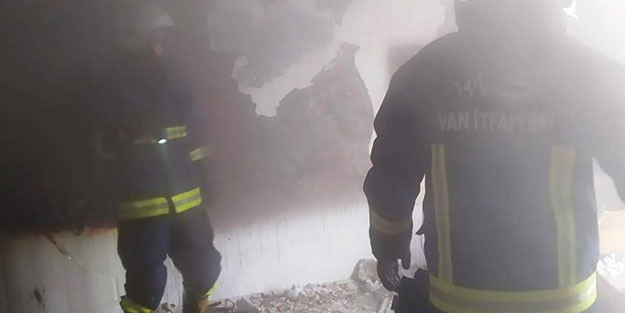 Van'da korkutan yangın