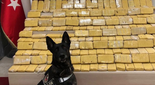 Van'da kurbanlık yüklü kamyonda 104 kilogram uyuşturucu ele geçirildi
