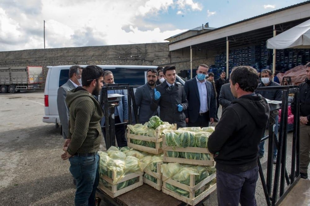 Van’da sebze haline araç girişlerinde kota dönemi 