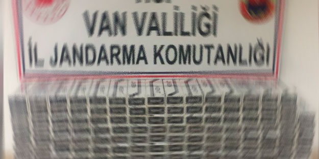 Van'da sigara kaçakçılığı operasyonu: 30 bin 390 adet ele geçirildi