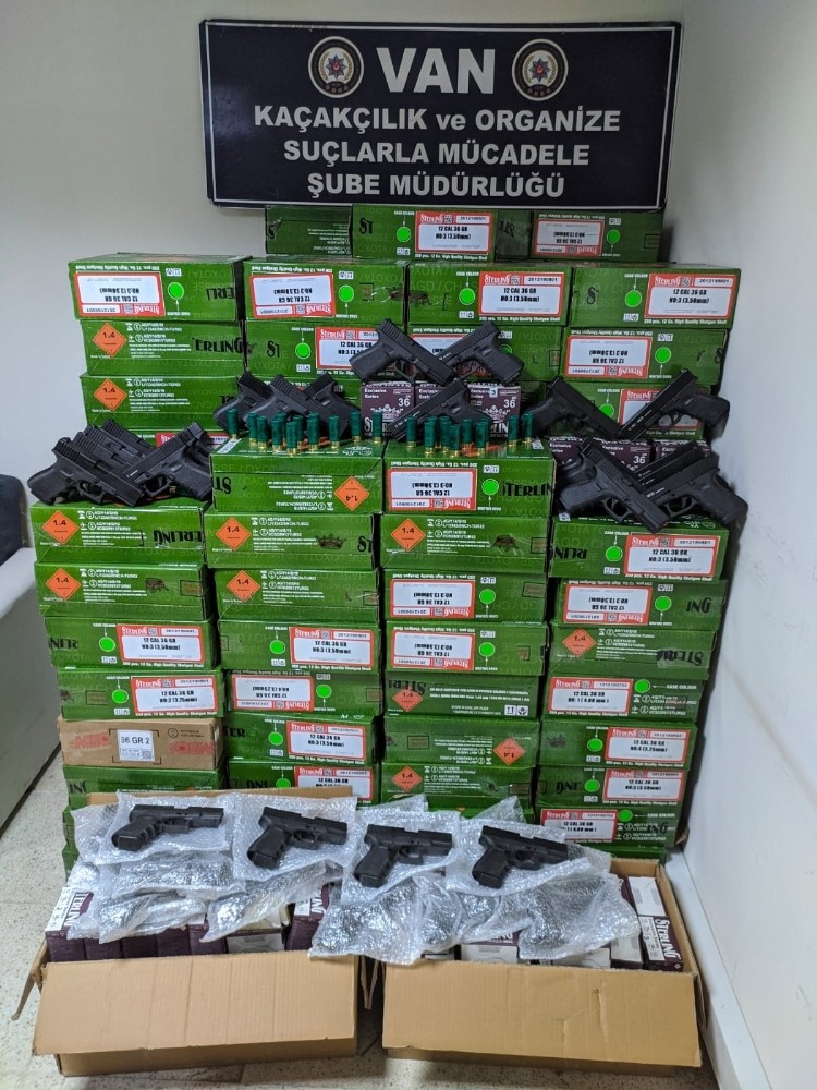 Van’da silah kaçakçılığı 