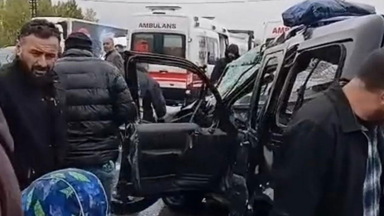 Van'da tehlikeli kaza