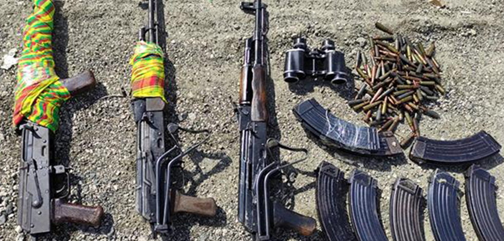 Van'da terör örgütü PKK'ya yönelik operasyonda silah ve uyuşturucu ele geçirildi