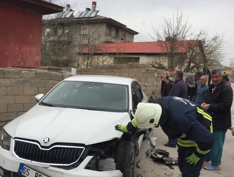 Van’da trafik kazası; 1 yaralı 