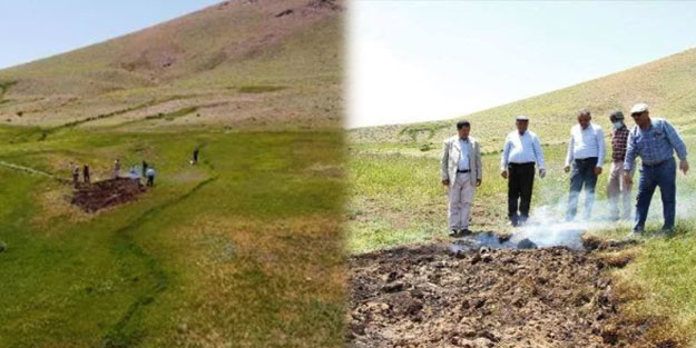 Van'da yerin altında ortalığı ayağa kaldıran yangın! Ekipler, uzmanlar apar topar bölgeye gitti