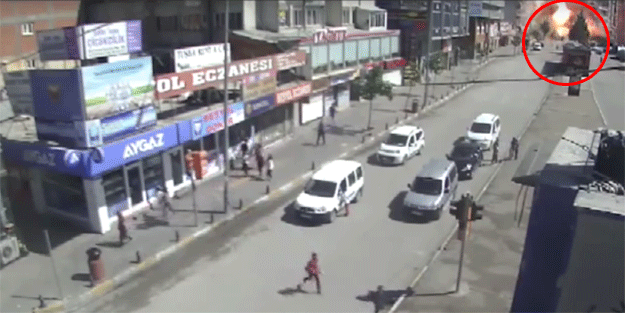 Van’daki kalleş saldırı MOBESE’de!