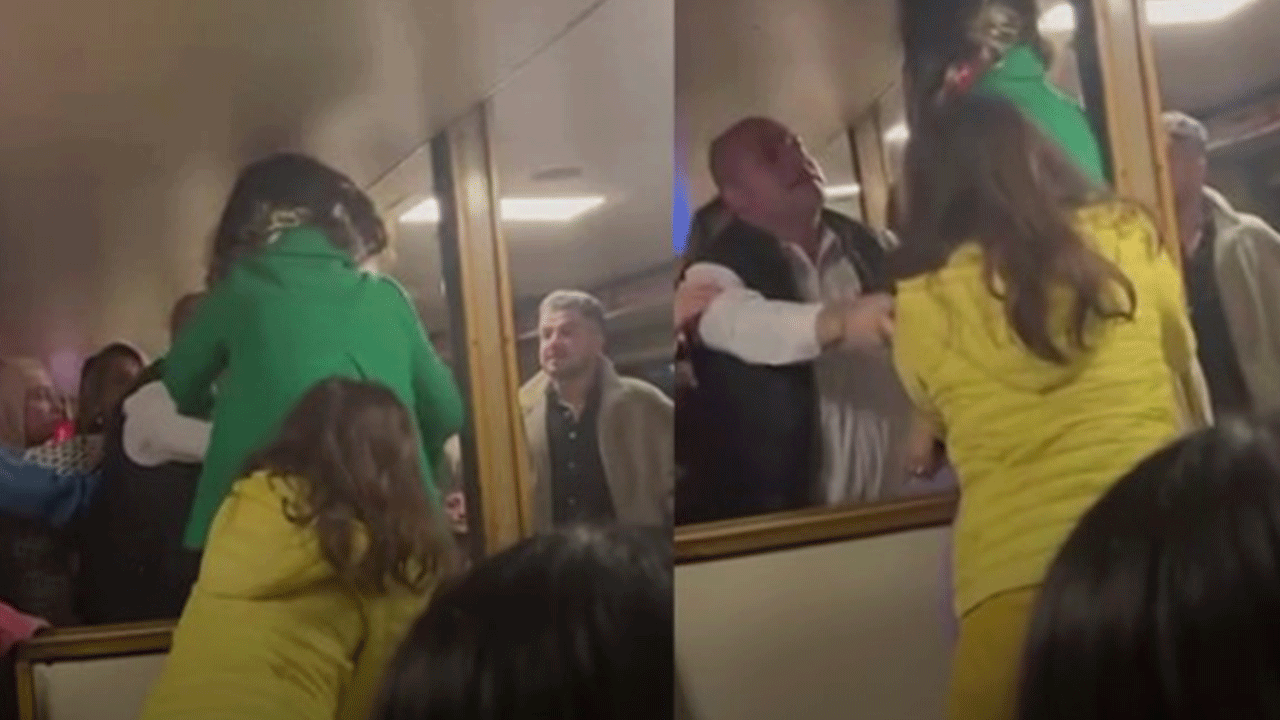 Vapurda büyük kavga: Saç saça, baş başa birbirlerine girdiler!