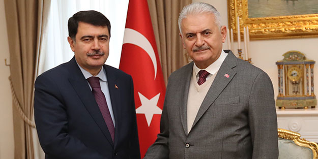 Vasip Şahin'den Binali Yıldırım'a sürpriz ziyaret