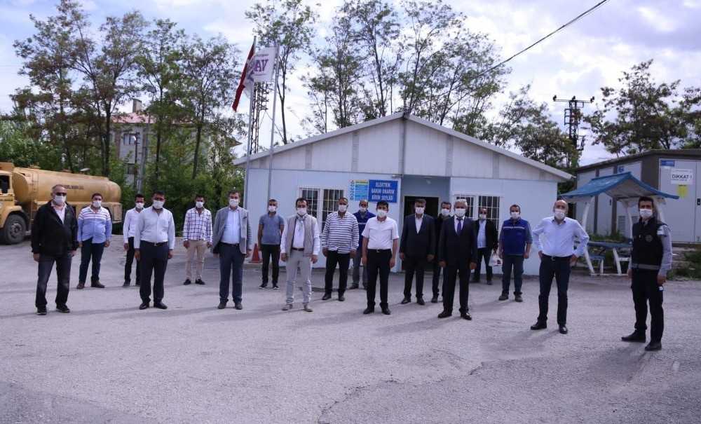 VASKİ Genel Müdürü Kaplan, personellerle bayramlaştı 