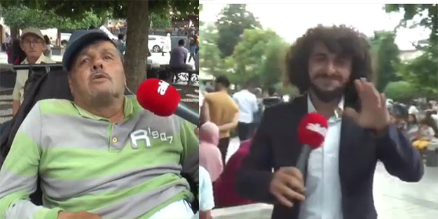 Vatandaş beyin yakan cevaplarla Akit muhabirini çileden çıkardı