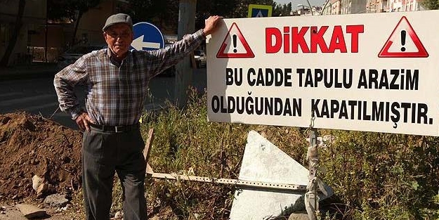 Vatandaştan ilginç yasak, okuyan yine bakıp okudu
